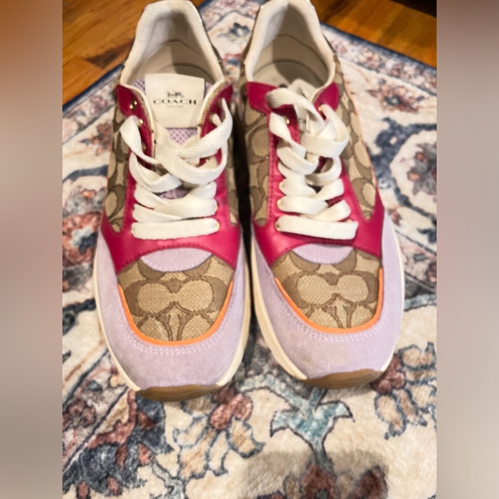 COACH COLOR BLOCK SNEAKERS